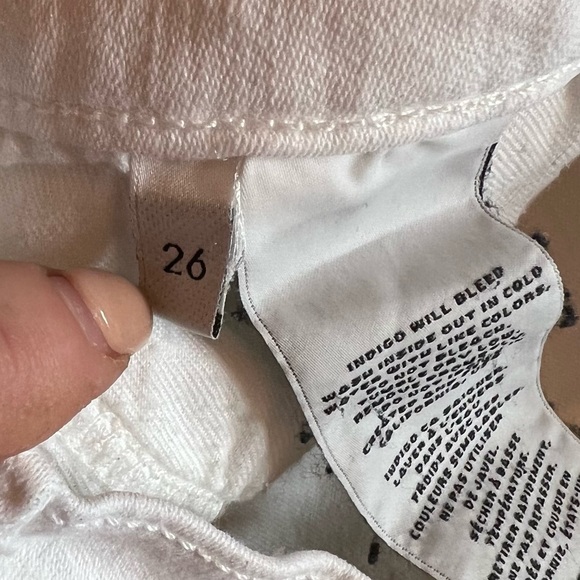 J BRAND Cropped Skinny Demented White Jeans - Picture 6 of 8